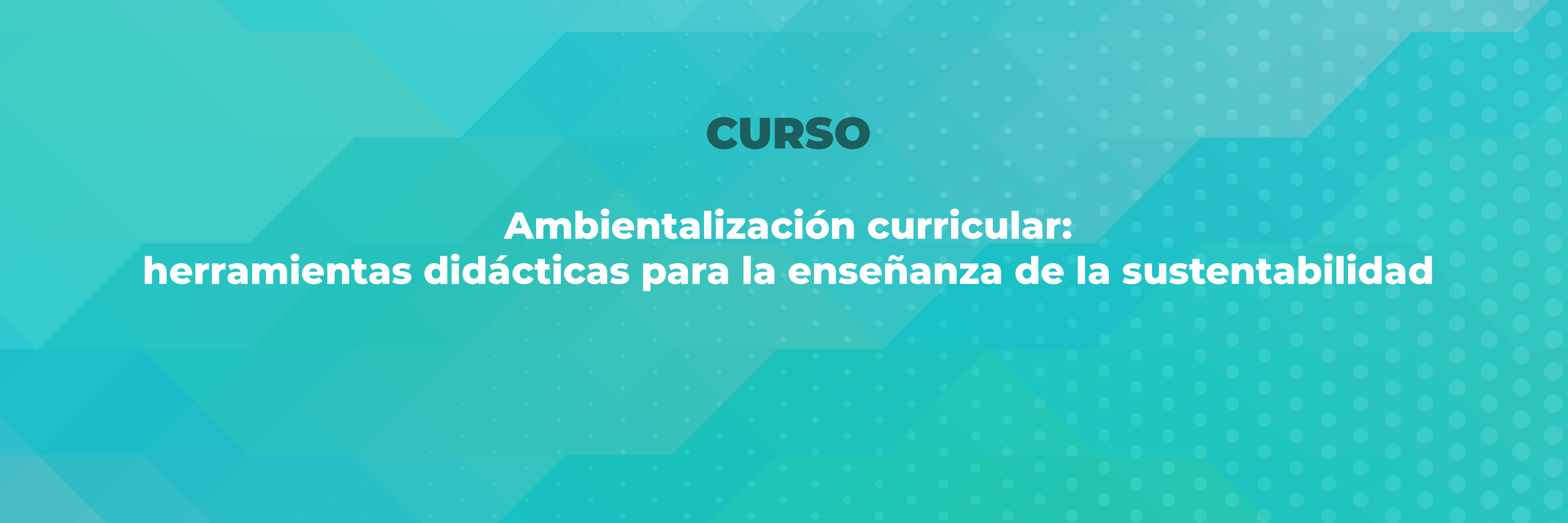 Ambientalización curricular: herramientas didácticas para la enseñanza de la sustentabilidad (externos)
