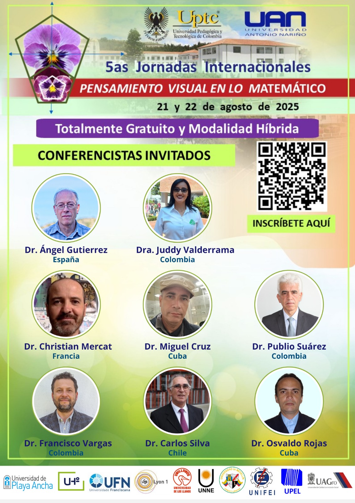 5as Jornadas Intermacionales. Pensamiento visual en lo matemático (21 y 22 agosto 2025)